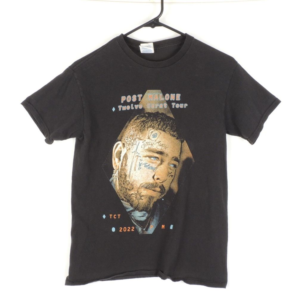 Original Post Malone Twelve Carat Tour Shirt Women's Size Small Black
